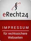 eRecht24-Siegel rechtsicheres Impressum